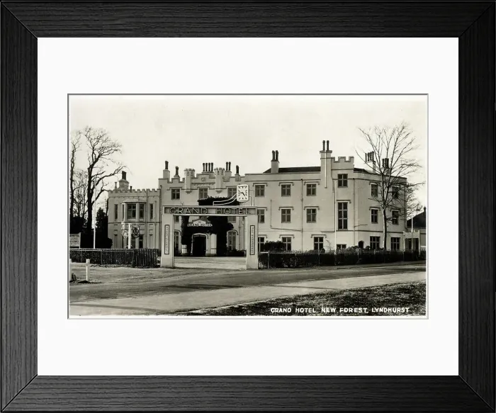 Framed Print : Grand Hotel, New Forest, Lyndhurst, Hampshire Framed Print : Grand Hotel, New Forest, Lyndhurst, Hampshire