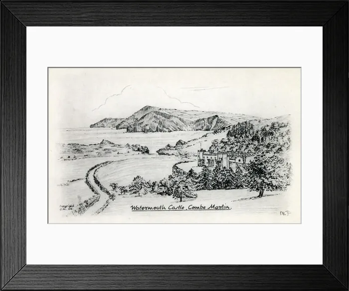 Framed Print : Watermouth Castle, Combe Martin, Devon Framed Print : Watermouth Castle, Combe Martin, Devon