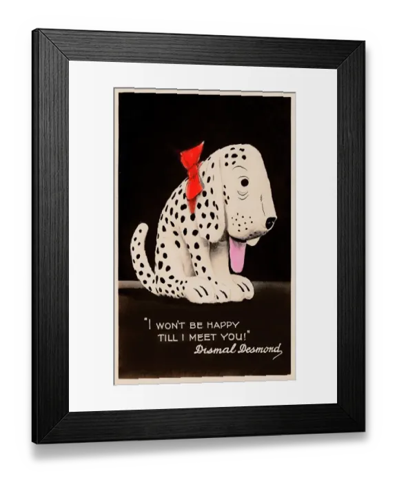 Framed Print : Dismal Desmond Framed Print : Dismal Desmond
