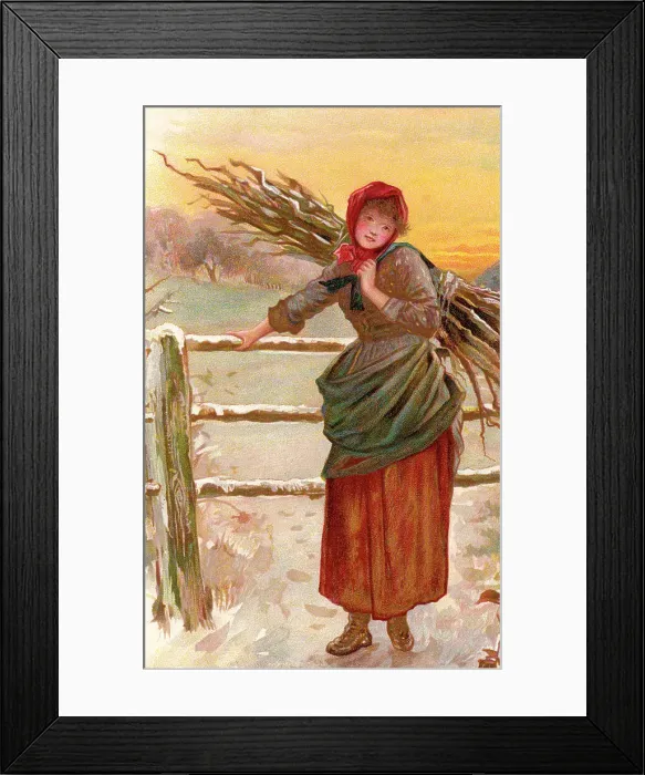 Framed Print : Gathering Wood Framed Print : Gathering Wood