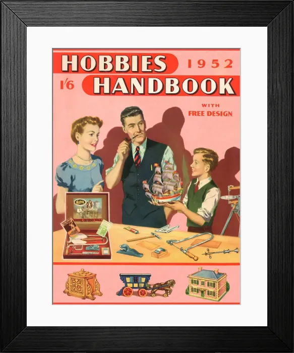 Framed Print : Hobbies Handbook Framed Print : Hobbies Handbook
