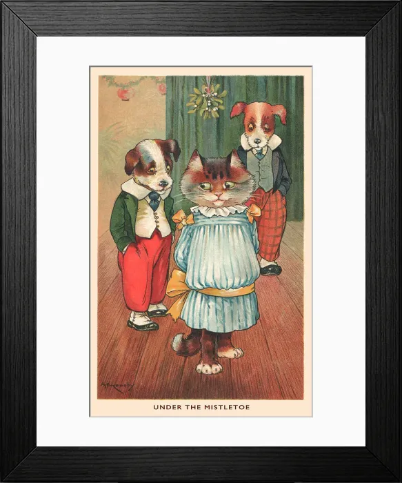 Framed Print : Under the Mistletoe Framed Print : Under the Mistletoe