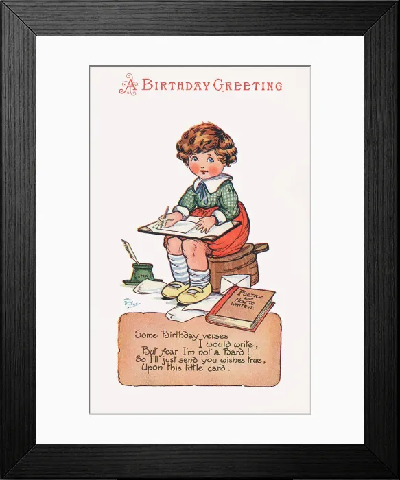 Framed Print : Letter Writing Framed Print : Letter Writing