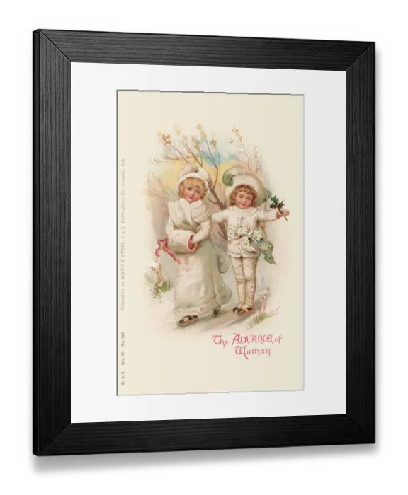 Framed Print : The Advance of Woman Framed Print : The Advance of Woman