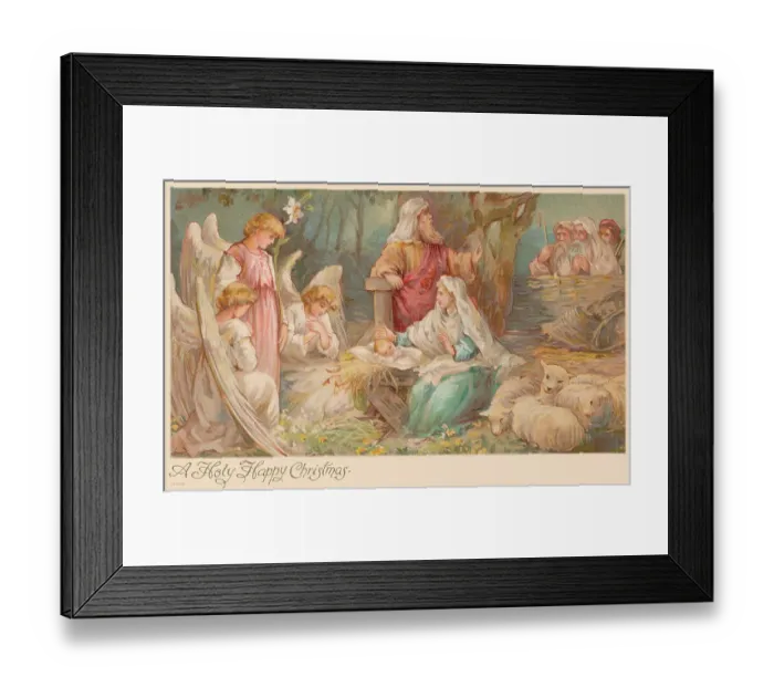 Framed Print : Nativity Scene Framed Print : Nativity Scene