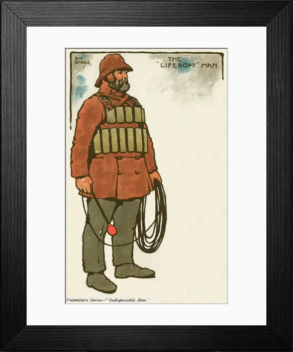 Framed Print : The Lifeboatman