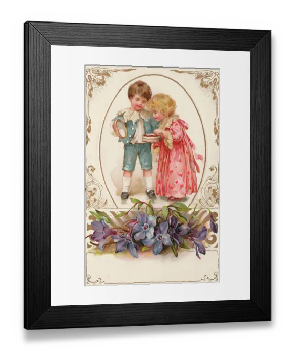 Framed Print : Eating Chocolates Framed Print : Eating Chocolates
