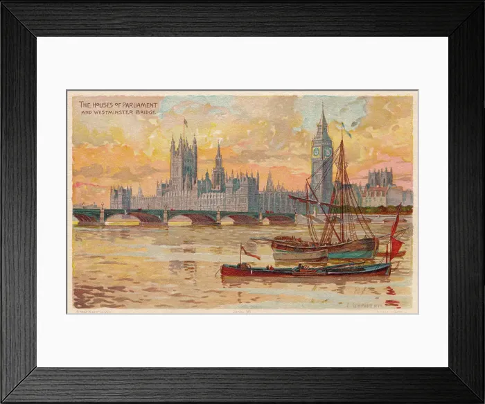 Framed Print : Houses of Parliament Framed Print : Houses of Parliament