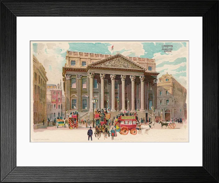 Framed Print : Mansion House Framed Print : Mansion House
