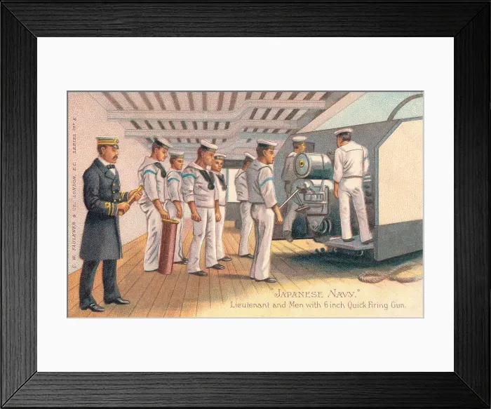 Framed Print : Japanese Navy Framed Print : Japanese Navy
