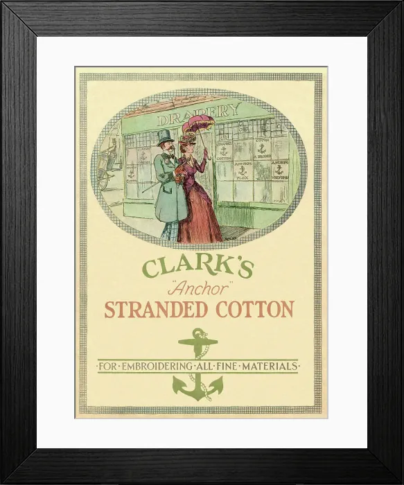Framed Print : Anchor Stranded Cotton Framed Print : Anchor Stranded Cotton