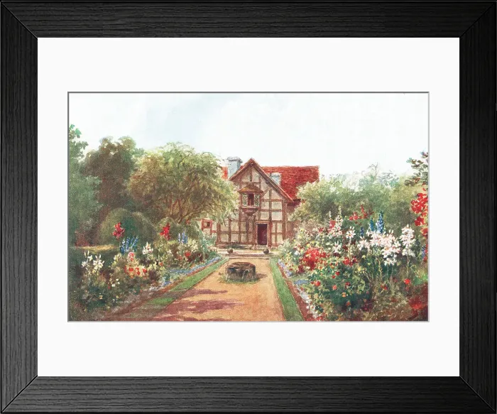 Framed Print : Shakespeare's Birthplace Framed Print : Shakespeare's Birthplace