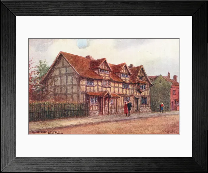 Framed Print : Shakespeare's Birthplace Framed Print : Shakespeare's Birthplace
