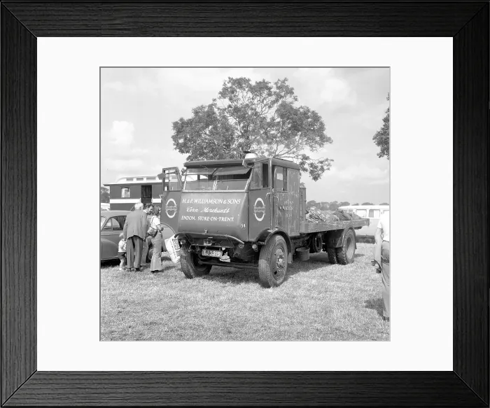 Framed Print : Sentinel S4 Steam Wagon TJ 3319 / number 8884 Framed Print : Sentinel S4 Steam Wagon TJ 3319 / number 8884