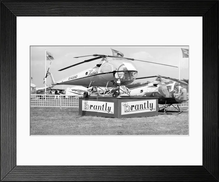 Framed Print : Brantly B-2A G-ASHD Framed Print : Brantly B-2A G-ASHD