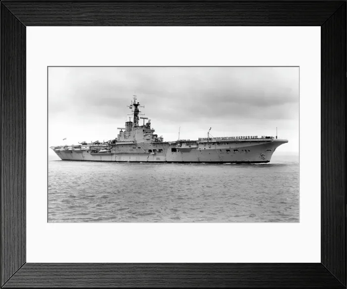 Framed Print : HMS Albion R07 Framed Print : HMS Albion R07