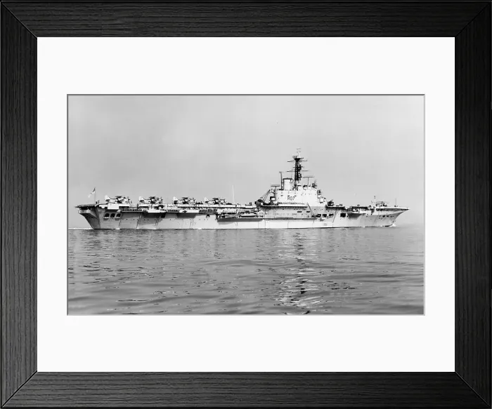 Framed Print : HMS Albion R07 Framed Print : HMS Albion R07
