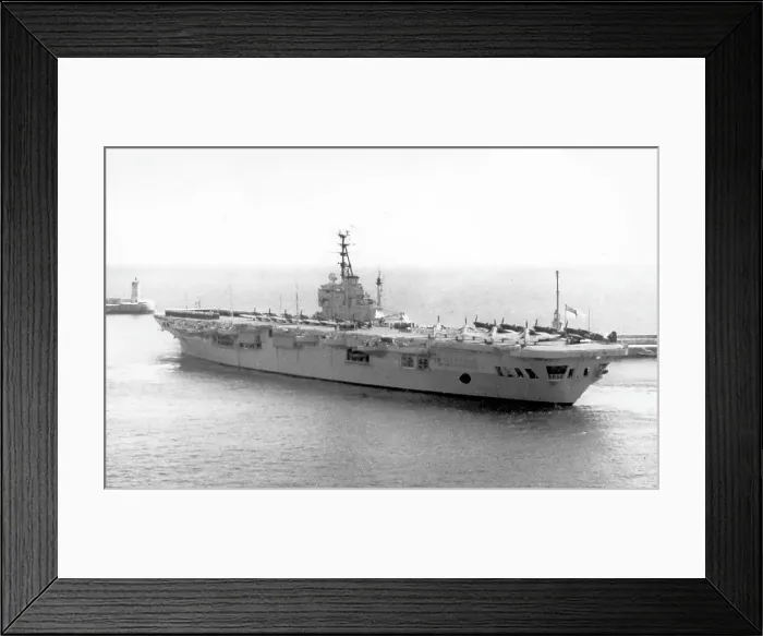 Framed Print : HMS Ocean. Royal Navy - HMS Ocean (R68), a Royal Navy Colossus-class light Framed Print : HMS Ocean. Royal Navy - HMS Ocean (R68), a Royal Navy Colossus-class light