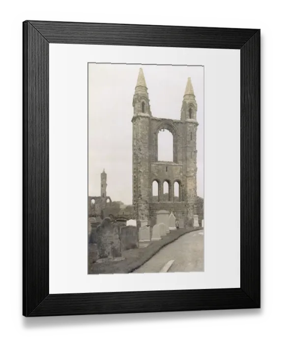 Framed Print : East End of the Cathedral of St Andrew, viewed from the east, St Andrews, Fife, Scotland Date: 1930s Framed Print : East End of the Cathedral of St Andrew, viewed from the east, St Andrews, Fife, Scotland Date: 1930s