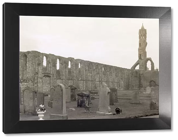 Cathedral of St Andrew, St Andrews, Fife, Scotland - ruins of south transept and nave, looking SW Date: 1930s