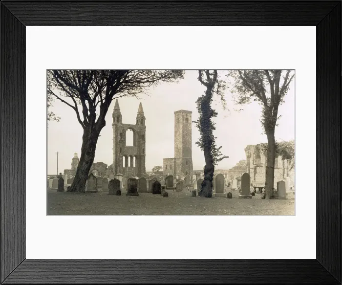 Framed Print : Ruins of Cathedral & Chapel of St Regulus, St Andrews, Fife Framed Print : Ruins of Cathedral & Chapel of St Regulus, St Andrews, Fife