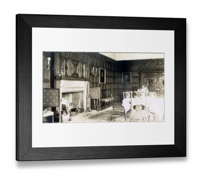 Framed Print : Dining Room, Kilconquhar House, Kilconquhar, Fife, Scotland Date: 1930s Framed Print : Dining Room, Kilconquhar House, Kilconquhar, Fife, Scotland Date: 1930s