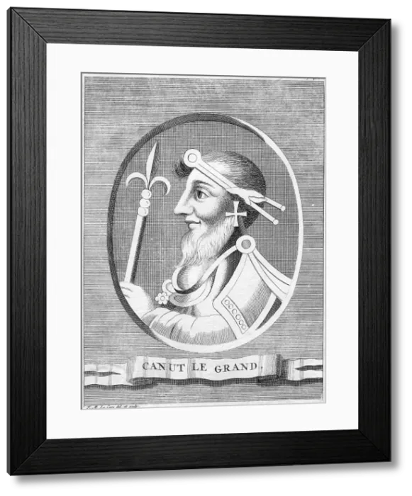 Framed Print : King Canute (Cnut) Framed Print : King Canute (Cnut)