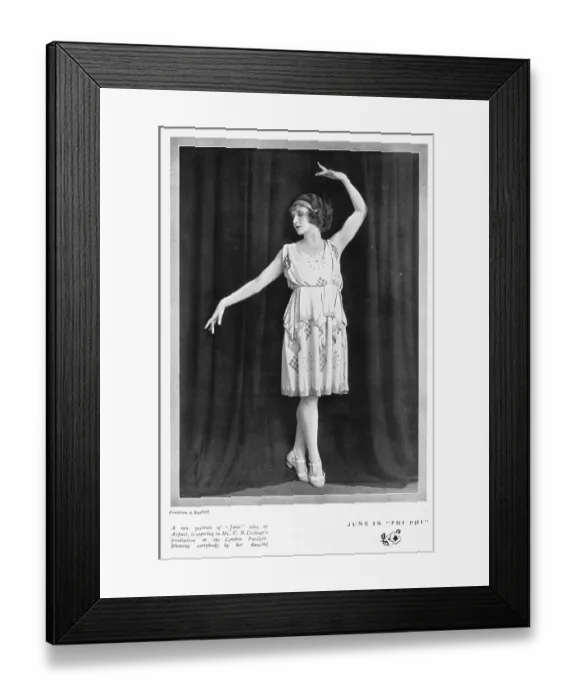 Framed Print : British actress June, C. B. Cochran's Phi Phi, London Pavilion Framed Print : British actress June, C. B. Cochran's Phi Phi, London Pavilion