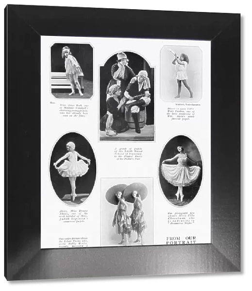 Six portraits of dancers, October 1922