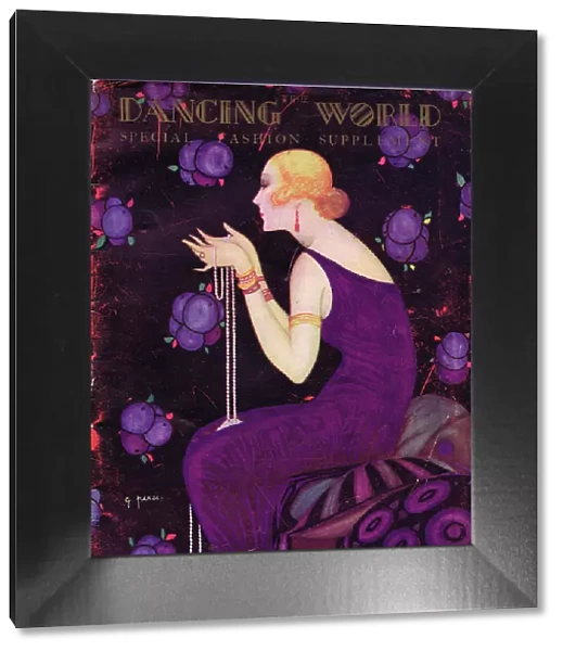 Cover for Dancing World magazine, December 1923