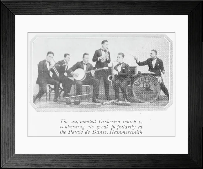 Framed Print : The Augmented Orchestra (Rector's Lyrical Orchestra) Framed Print : The Augmented Orchestra (Rector's Lyrical Orchestra)