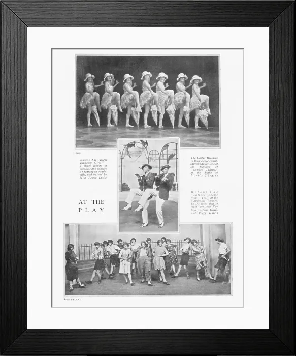 Framed Print : Theatrical and vaudeville presentations, December 1923 Framed Print : Theatrical and vaudeville presentations, December 1923
