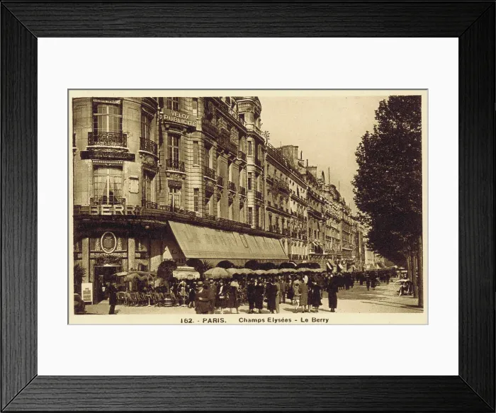 Framed Print : Exterior of Le Barry, cafe, bar and restaurant in Paris Framed Print : Exterior of Le Barry, cafe, bar and restaurant in Paris