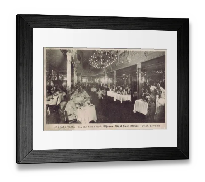 Framed Print : An interior view of the restaurant Le Grand Vatel, Paris Framed Print : An interior view of the restaurant Le Grand Vatel, Paris