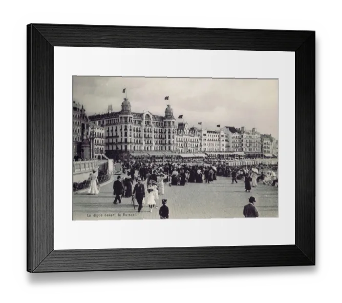 Framed Print : Seafront outside the Kursall, Ostend Framed Print : Seafront outside the Kursall, Ostend
