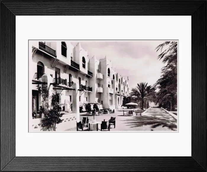Framed Print : An exterior view of Hotel Transatlantique in Biskra Framed Print : An exterior view of Hotel Transatlantique in Biskra