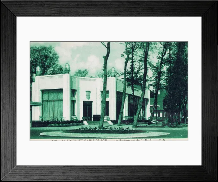 Framed Print : An external view of Le Restaurant de la Foret at Le Touquet Framed Print : An external view of Le Restaurant de la Foret at Le Touquet