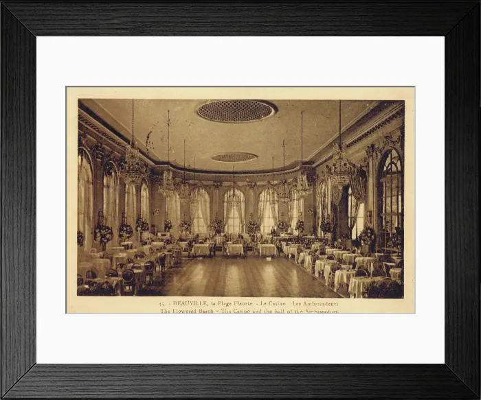 Framed Print : The Ambassadeurs Restaurant, part of the Casino at Deauville Framed Print : The Ambassadeurs Restaurant, part of the Casino at Deauville