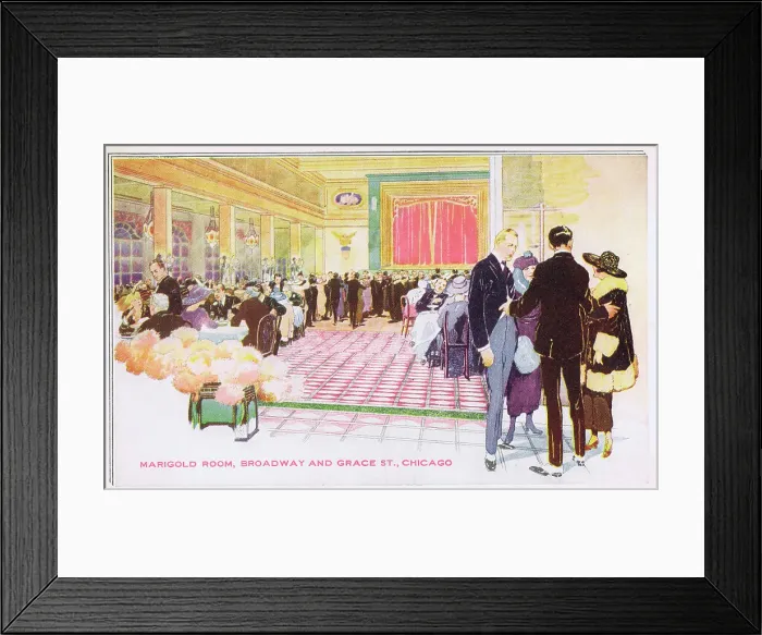 Framed Print : The Marigold Rooms in the Bismark Gardens, Chicago Framed Print : The Marigold Rooms in the Bismark Gardens, Chicago