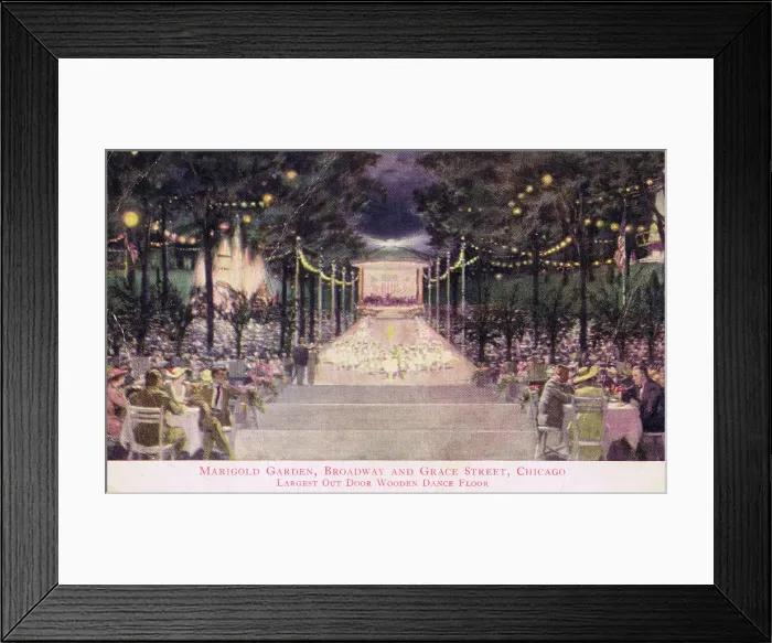 Framed Print : The Marigold Rooms in the Bismark Gardens, Chicago Framed Print : The Marigold Rooms in the Bismark Gardens, Chicago