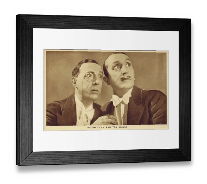 Framed Print : British variety stars and actors Ralph Lynn and Tom Walls Framed Print : British variety stars and actors Ralph Lynn and Tom Walls