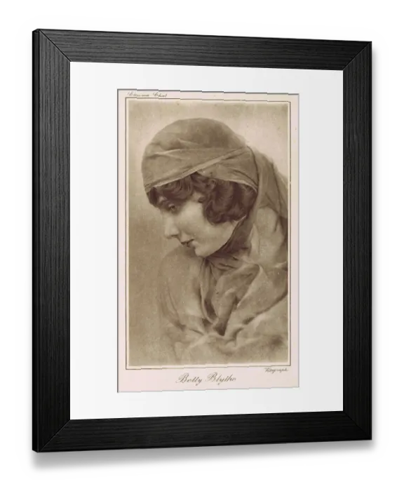 Framed Print : A portrait of the American film star Betty Blythe, 1920s Framed Print : A portrait of the American film star Betty Blythe, 1920s