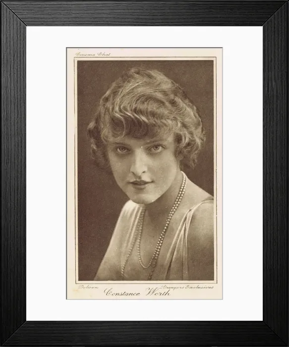 Framed Print : American film star Constance Worth Framed Print : American film star Constance Worth