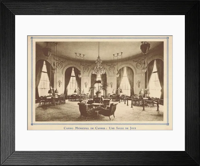 Framed Print : The interior of the Casino Municipal de Cannes Framed Print : The interior of the Casino Municipal de Cannes