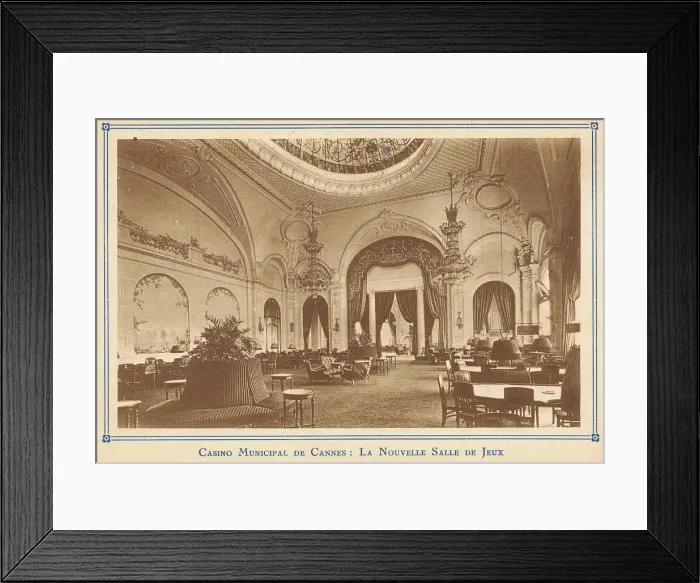 Framed Print : Interior of the Casino Municipal de Cannes Framed Print : Interior of the Casino Municipal de Cannes
