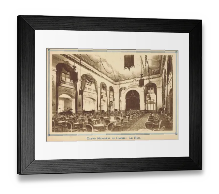 Framed Print : The interior of the Casino Municipal de Cannes - Le Hall Framed Print : The interior of the Casino Municipal de Cannes - Le Hall
