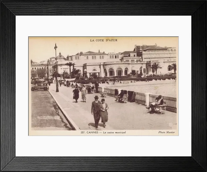 Framed Print : An exterior view of the Casino Municipal de Cannes Framed Print : An exterior view of the Casino Municipal de Cannes