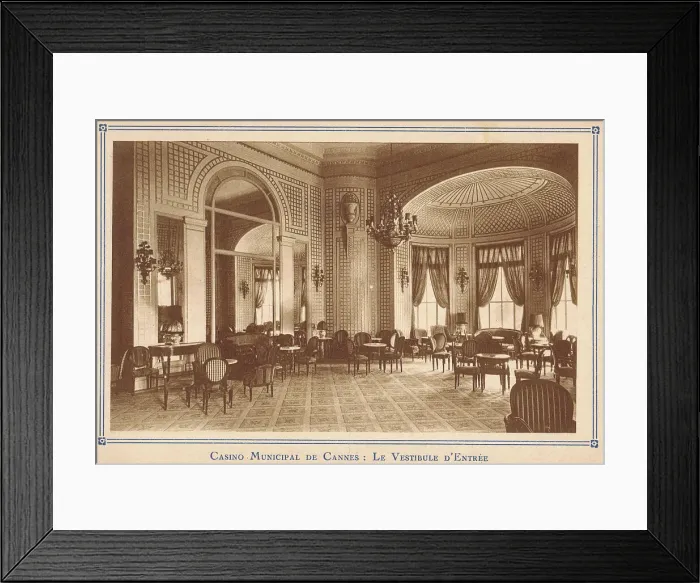 Framed Print : The interior of the Casino Municipal de Cannes Framed Print : The interior of the Casino Municipal de Cannes