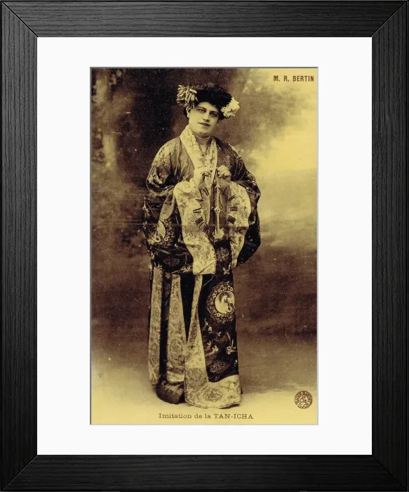 Framed Print : The famous female impersonator M. R. Bertin Framed Print : The famous female impersonator M. R. Bertin