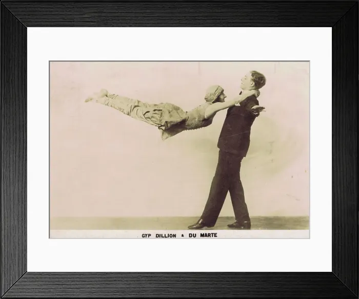Framed Print : The British acrobatic dancers Gyp Dillion and Du Marte Framed Print : The British acrobatic dancers Gyp Dillion and Du Marte